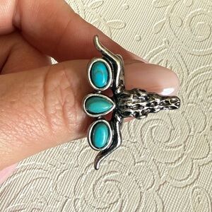 Silver and Turquoise Ring